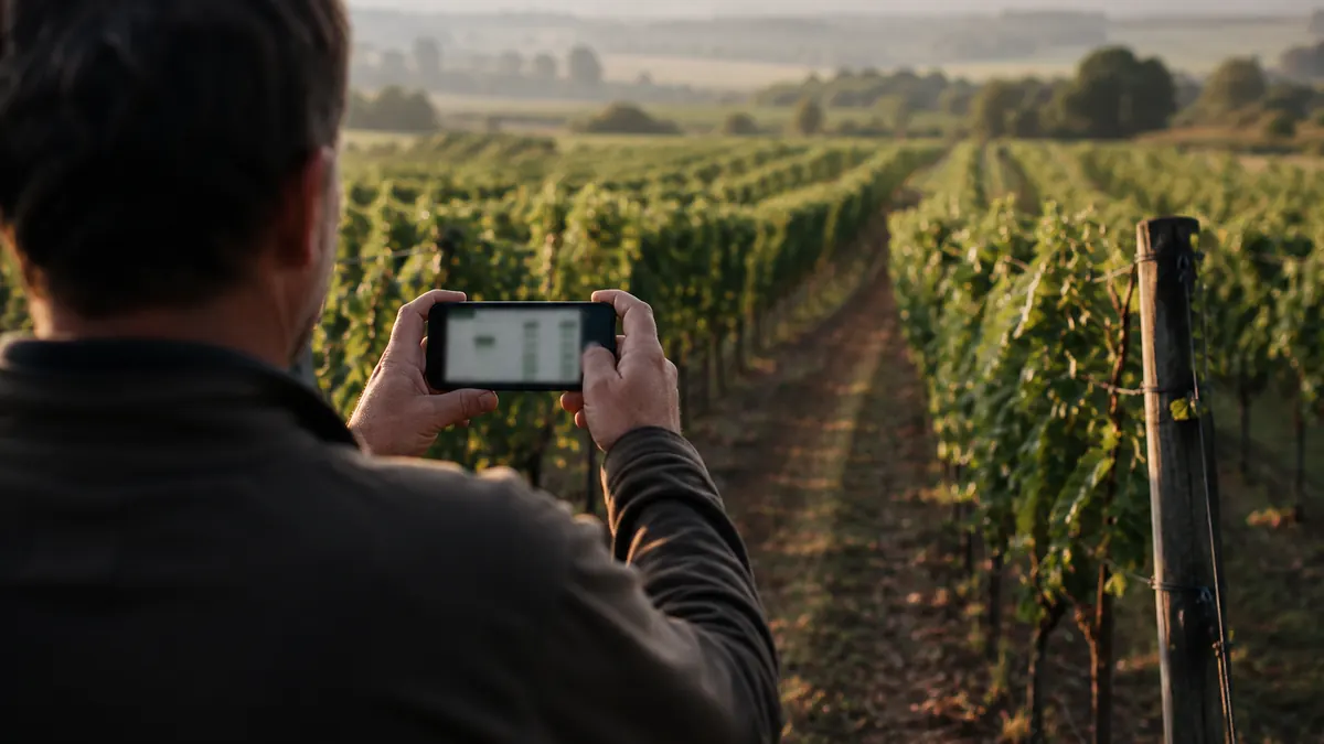 Registre de traitement sur vigne