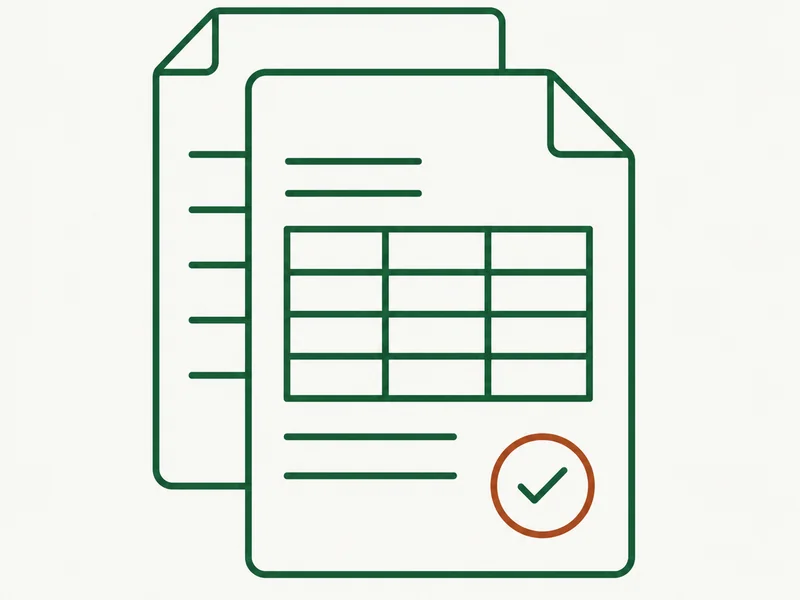 Écran d’export du registre au format PDF et CSV pour une période choisie